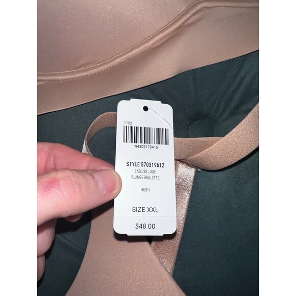 2 Soma Embliss Luxe Plunge Bralette Wireless Bra Bundle One NWT size XXL Nude - Picture 5 of 7
